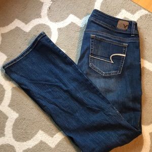 American Eagle Kick boot super stretch jeans